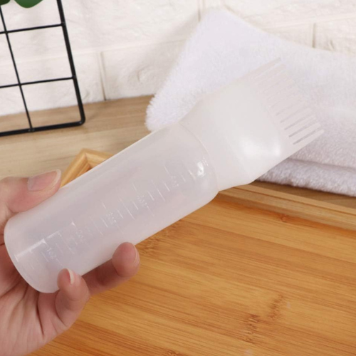 Hair Dye Root Comb Applicator Brush Bottle - 2 Pieces