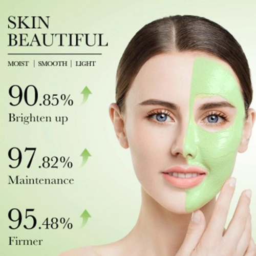 10Pcs Cucumber Face Mud Mask Shrinks Pores Moisturizing Cleansing Skin Care Oil