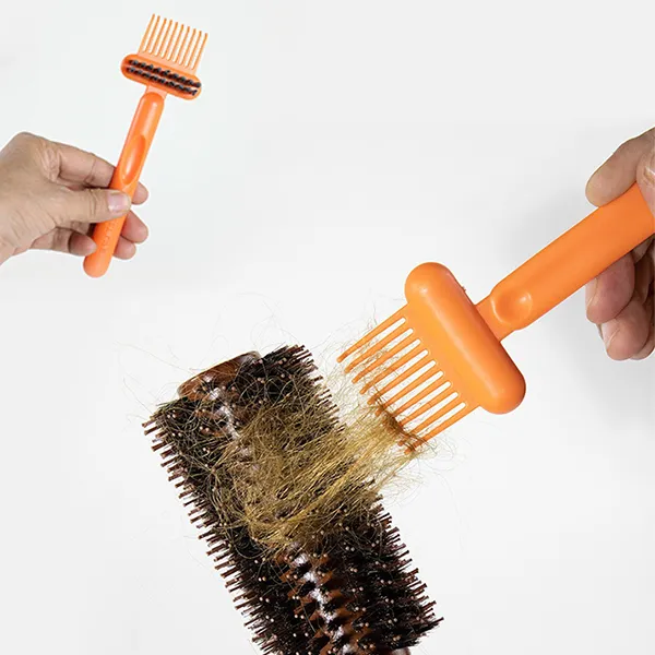 Long Handle Hair Brush Cleaning Tool Comb Brush Hair Remover Rake Comb Dust Remo