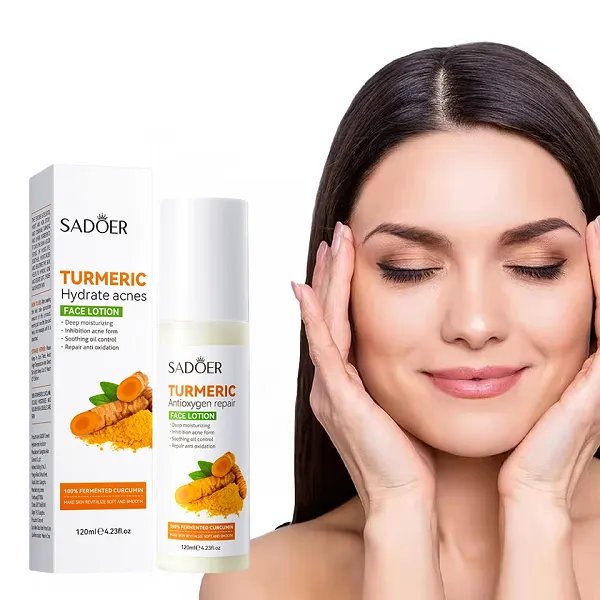 Turmeric Face Lotion Dark Spots Remover Brightening Skin Dirt Remover For Women