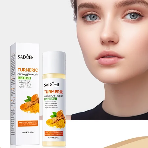 Turmeric Face Essence Refreshing Toner Moisturizing Powerful Whitening Cream Plu