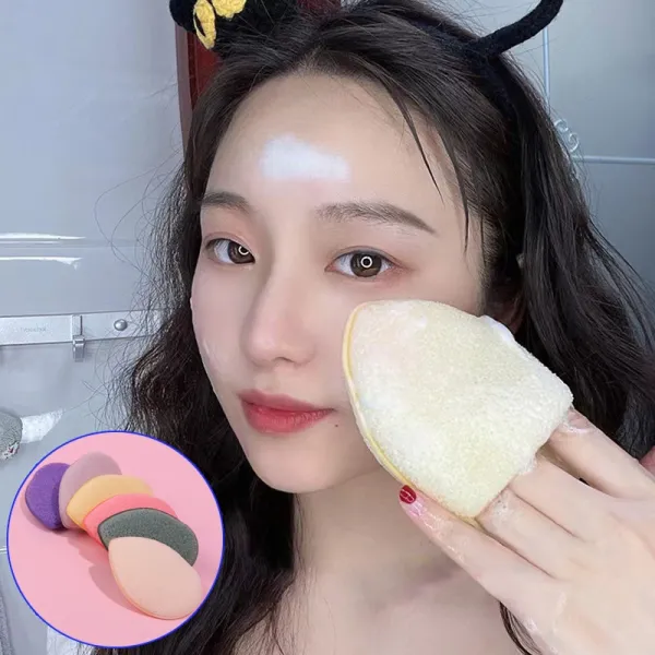 6pc Ultimate Women's Facial Cleansing Sponge Set Multi-Color