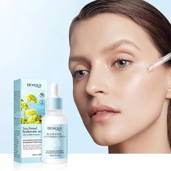 Glowing Skin Improvement Sea Fennel Facial Care Hyaluronic Acid Anti-Aging Moist