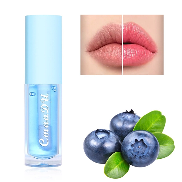 One Piece Portable Moisturizing Anti-Cracking Green Blueberries Lip Care Color C
