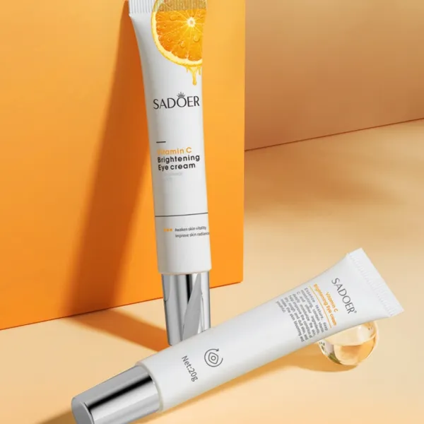 Vitamin C Brightening Eye Cream Smooth Skin Dark Cricle Remover Lighten Face Moi