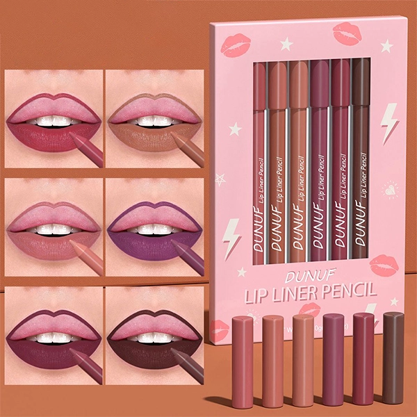 Matte Lip Liner Set - 6 Shades