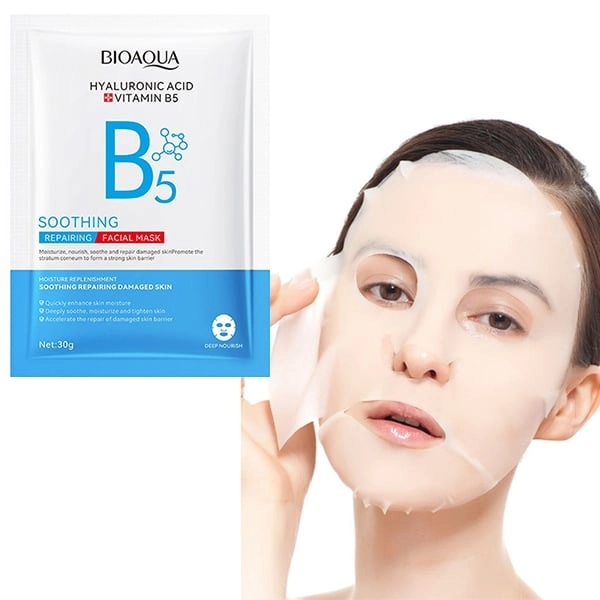 Deeply Nourishing Facial Care Glowing Skin Hyaluronic Acid Vitamin B5 Facial Mas