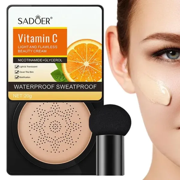 Vitamin C Natural Long-lasting BB Cream Moisturizing Foundation Brighten Skin Be