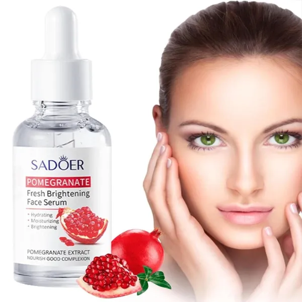 Pomegranate Fresh Brightening Face Serum Oil Deep Moisturizing Reducing Fine Lin