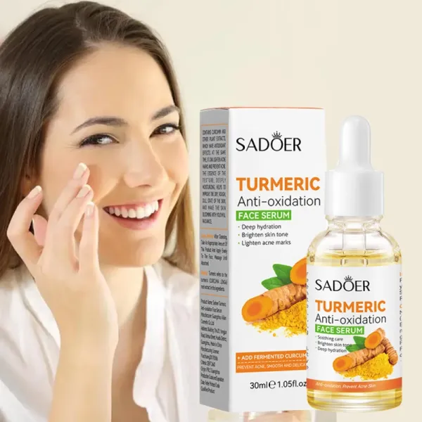 Turmeric Whitening Serum Face Moisturizing Essence Natural Antioxidant Serum For