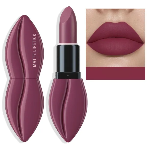 Luxurious Water Resistant Lipstick Long Lasting Highly Pigmented Matte Lip Color