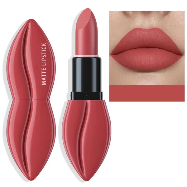 Luxurious Water Resistant Lipstick Long Lasting Highly Pigmented Matte Lip Color