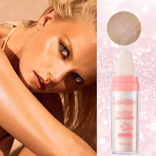 Metallic Finish Highlighter Glitter Shimmer Face Contouring Waterproof Long Last