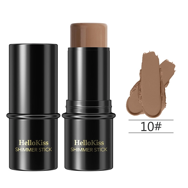 High Gloss 3D Contour Stick Light Brown Women's Face Makeup Plastic