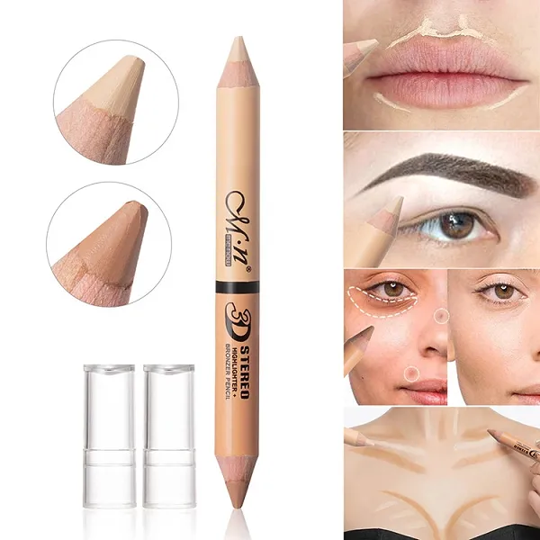 Contour 2-1 Face Glow Wooden Highlighter Pencil Face Makeup - 02