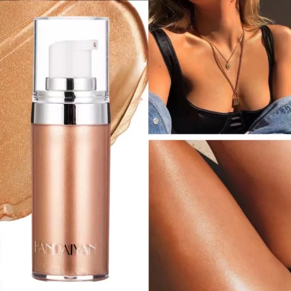 Golden Goddess Glitter Cream Highlighter (Waterproof) - Women's Makeup