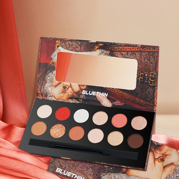 Leopard Graffiti Palette- 9 Nat. Matte Shades for Eye-Catching Multi-Color Shado