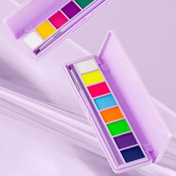 Quick Drying Face Body Natural Eyeshadow Palette - 01