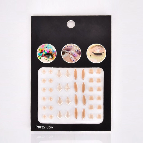 Multicolor Sequin Glitter Eye Decor for Dazzling Parties