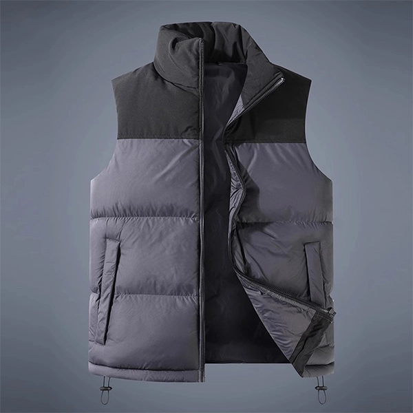 Dual Tone Quilted Sleeveless Men's Winter Jacket - Stylish & Warm Coat