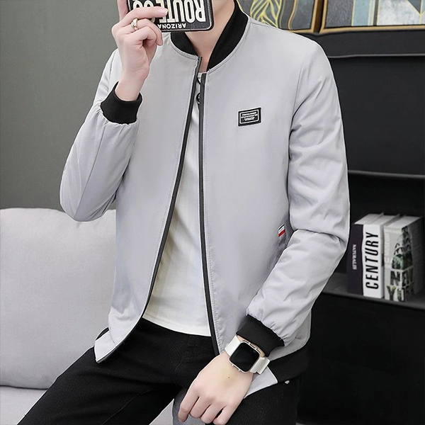 Men's Winter Zipper Closure Fleece Jacket - Stay Warm & Stylish