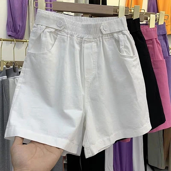 Comfy Pink Denim Shorts - All-Seasons Casual Chic