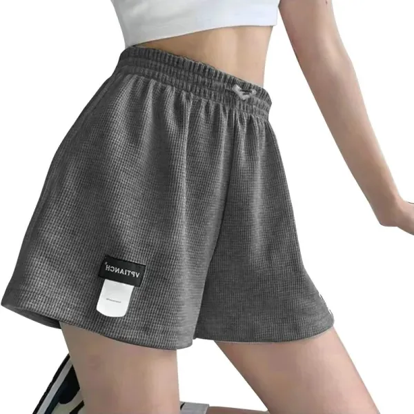 Athletic Shorts for Women Gray High Waist All-Seasons