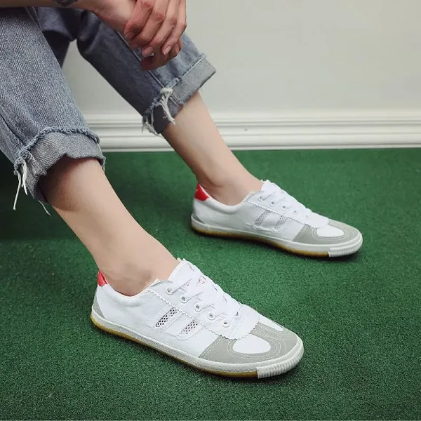 Breathable Hollow Design Lace Closure Non-Slip Sports Running Walking Outdoor Me