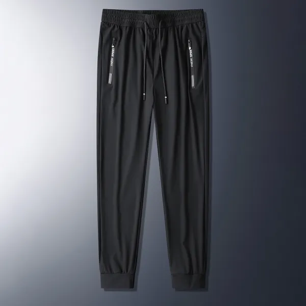 Draw String Men Comfortable Summer Thin Loose Trousers, Fashionable Sports Pant