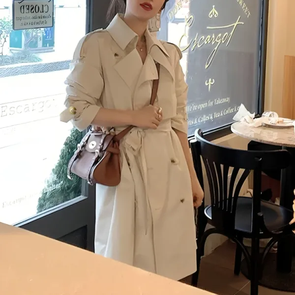 Apricot Women's Blazer | Long Sleeves | Double Pockets | Office & Casual | Polye