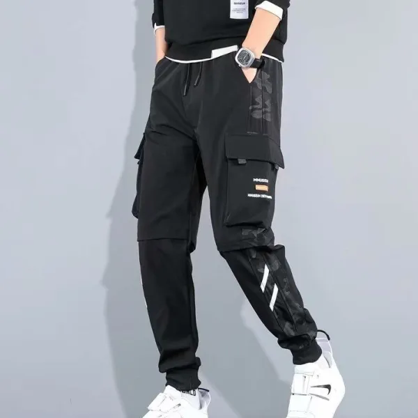 High Quality Streetwear Jogger Drawstring Design Casual Wear Men Cargo Pants