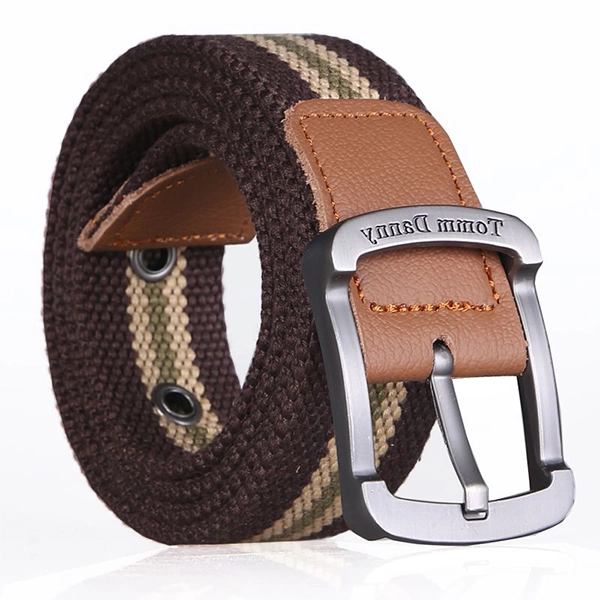 Strong Quality Buckle Closure Men Belts Tactical Canvas Adjustable Outdoor Sport