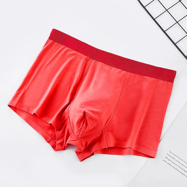 Red Spandex Boxer Lightweight & Comfy Men's Underwear