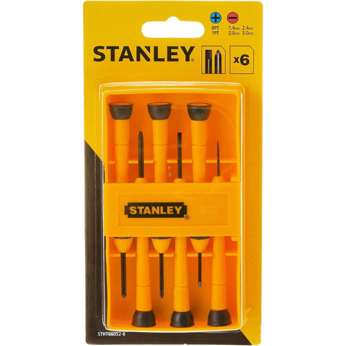 Stanley 0-66-052 Precision Screwdriver 6 Piece Set