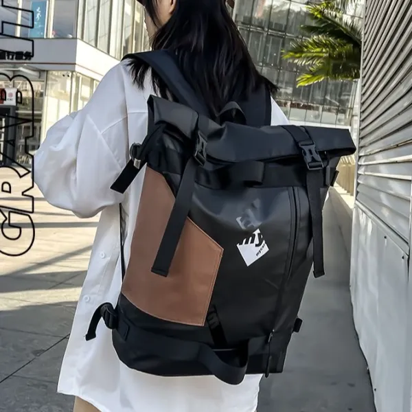 Waterproof Korean Backpack for Men - Large Capacity Ideal for Hiking Gym School