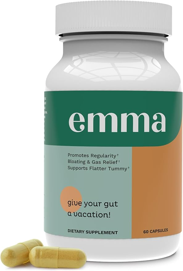 Emma Gut Health - Gas and Bloating Relief, Constipation, Leaky Gut Repair - Gut