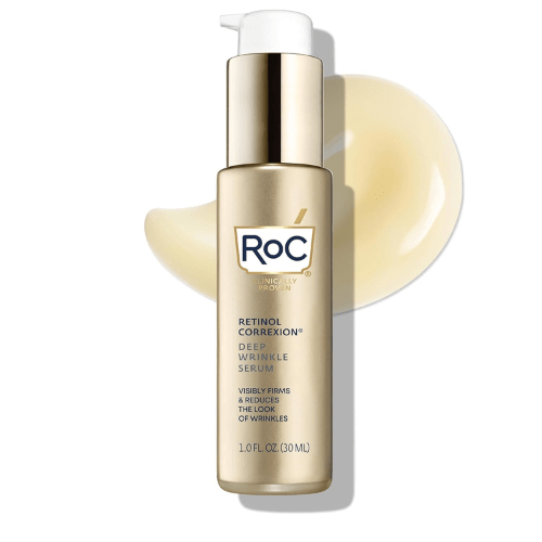 RoC Retinol Correxion Deep Wrinkle Facial Serum, Anti-Wrinkle Treatment Made wit