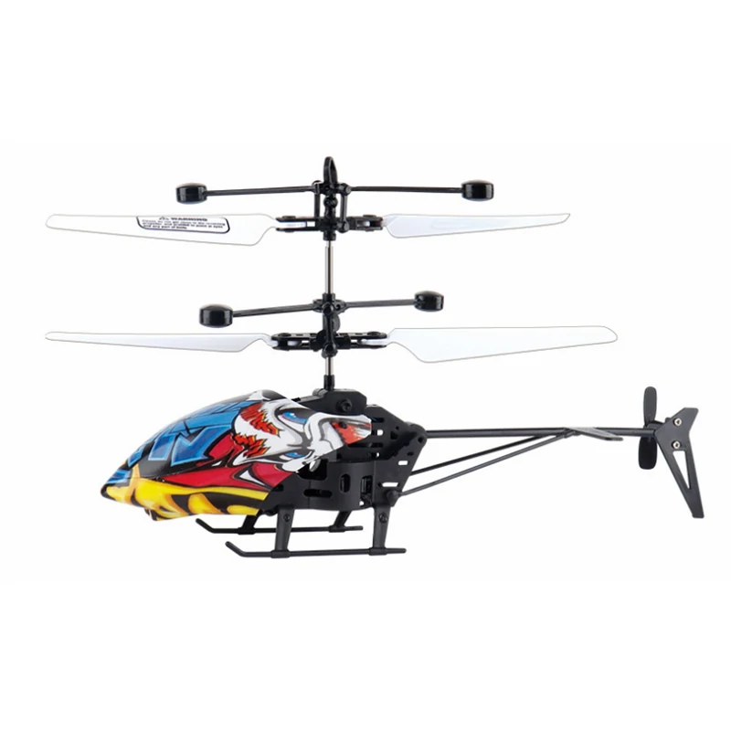 2.5CH Camouflage Graffiti USB Charging Electric Light RC Helicopter RTF - Graffi