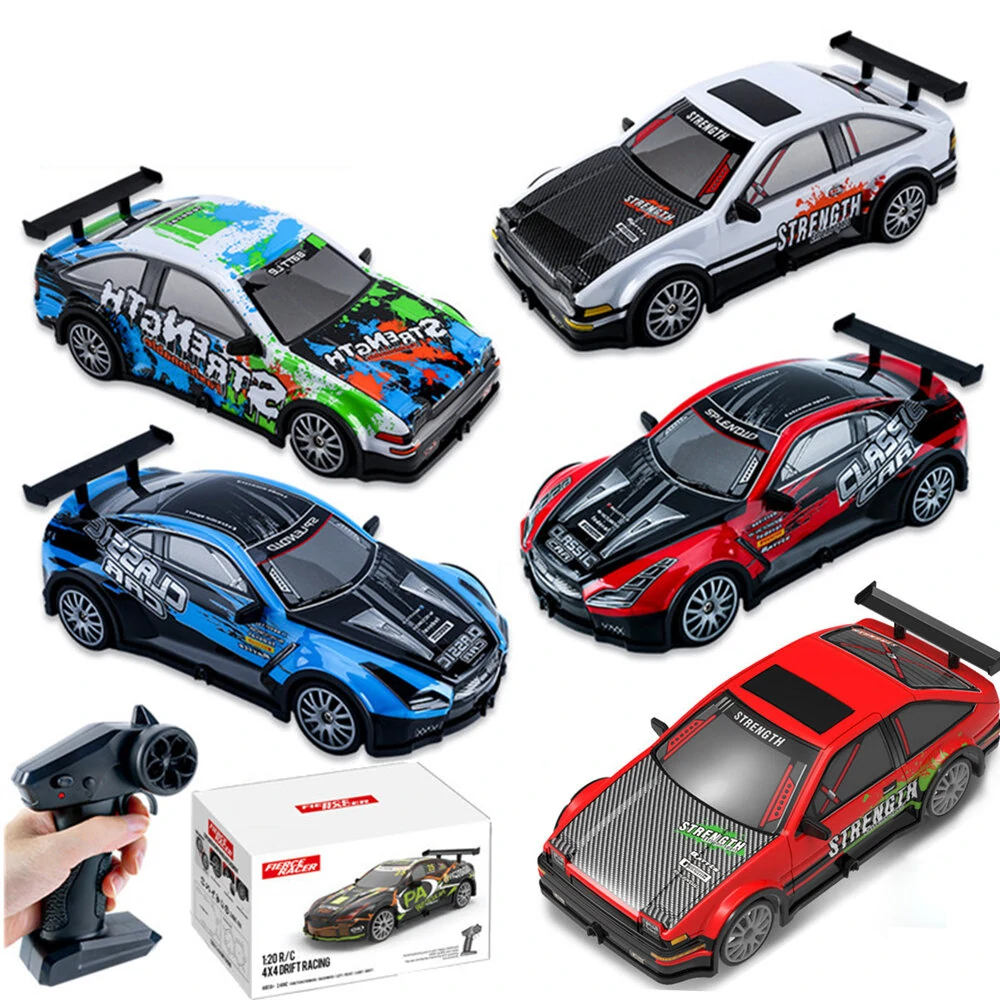 YL-102 YL-103 1/20 2.4G 4WD Drift RC Car On-Road Racing LED Light Vehicles Model