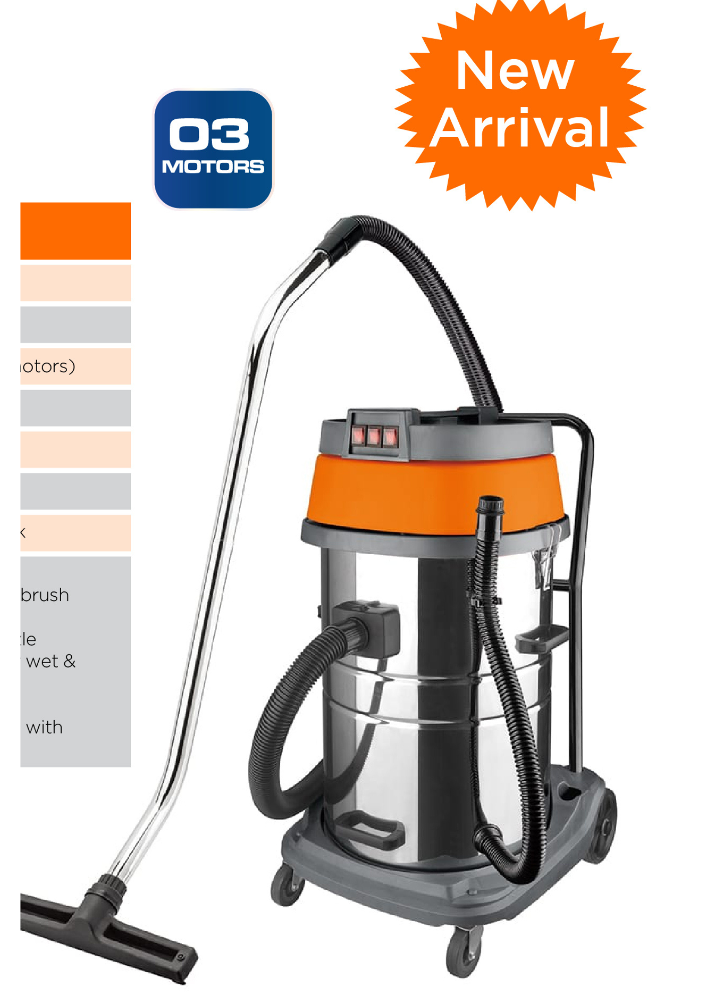 Vacuum Cleaner 80 L