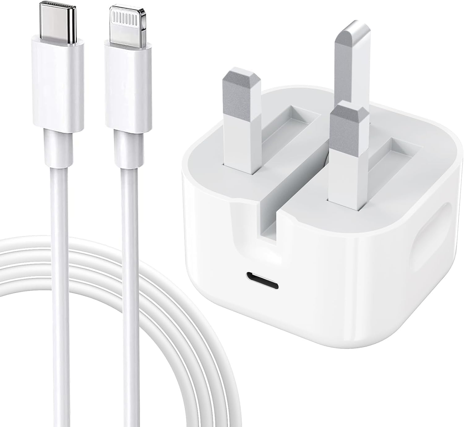 iPhone Fast Charger  20W USB C iPhone Charger Plug with 1M Fast Charging Cable