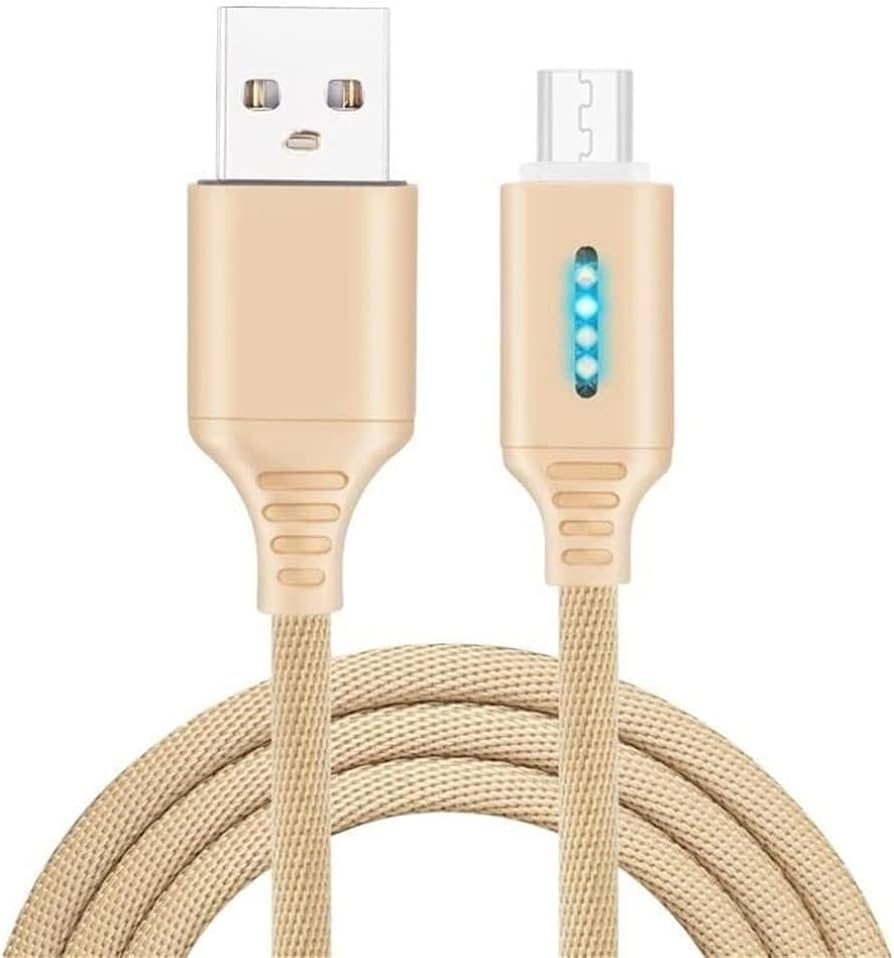 3FT Pro Micro USB Cable LED Lighting Status USB Charger Cord Android 2.4A Charg
