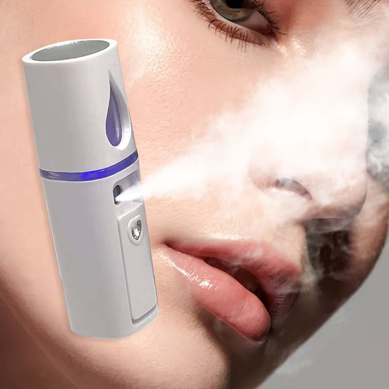 Portable Nano Mist Hydrator with Mirror USB Rechargeable Moisturizing Face Sp