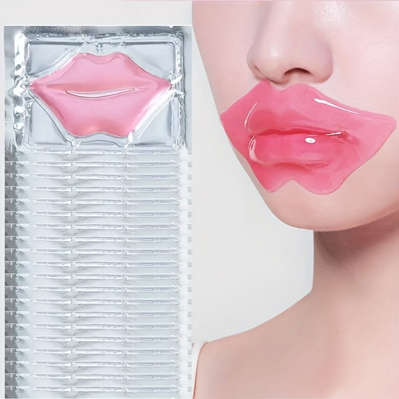 20pcs Collagen Crystal Lip Mask Moisturizes Dry Lips, Smooths Fine Lines, Deeply