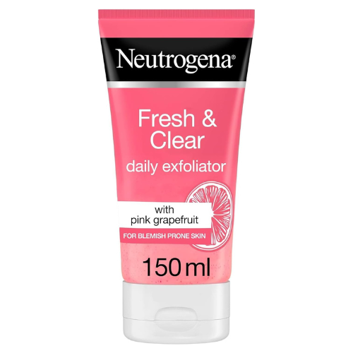 NEUtrogena, Fresh & Clear Daily Exfoliator, Pink Grapefruit & Vitamin C, Blemish