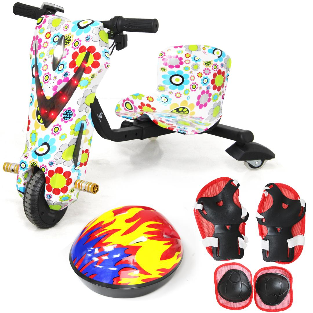 Drifting Electric Scooter for Kids & Adults 350W Motor 36V Battery Safety Ge