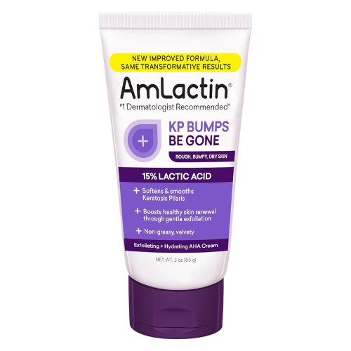 AmLactin KP Bumps Be Gone - 3 oz Keratosis Pilaris Moisturizing Cream with 15% L