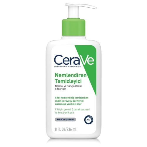 CeraVe Hydrating Cleanser | 236ml/8oz | Daily Face & Body Wash for Normal to Dry