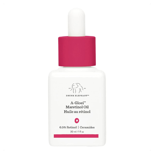 Drunk Elephant A-Gloei Virgin Marula Oil with Retinol. Anti-Wrinkle Treatment fo