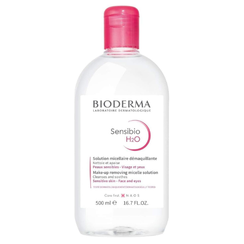 Bioderma Sensibio H2O Make-Up Removing Micellar Water - Sensitive Skin, 500ml